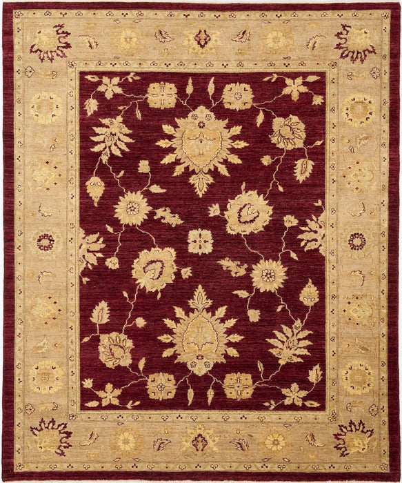 Chobi 8x10 Red/Dark Beige Ghazni Wool