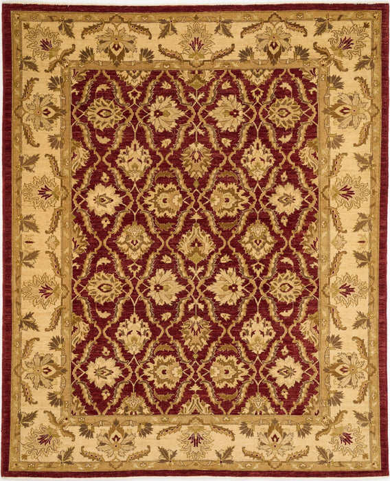 Chobi 8x10 Red/Ivory Ghazni Wool