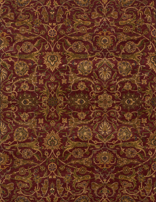 8x10 Kashan Red Gold Australian Wool.