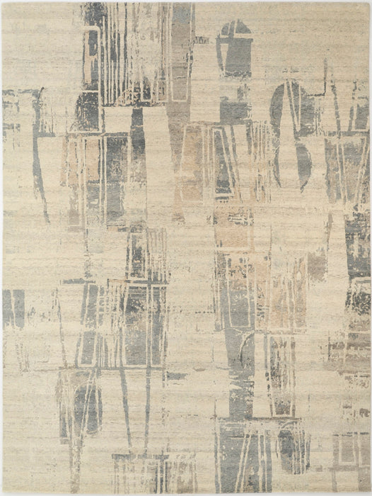 Marble 9x12 Beige/Light Grey