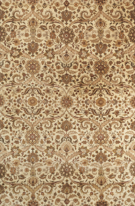 9x12 Premiere Light Gold/Brown/Ivory Wool