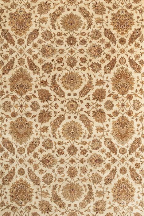 Premiere 4x6 Ivory/Brown Wool