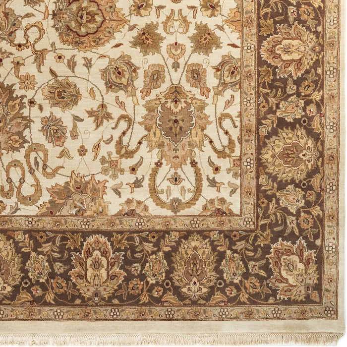 9x12 Premiere Ivory/Brown Wool