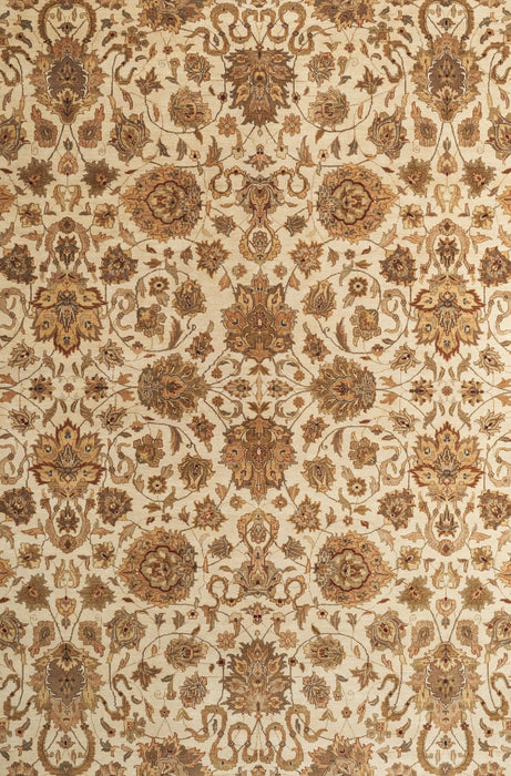 9x12 Premiere Ivory/Brown Wool