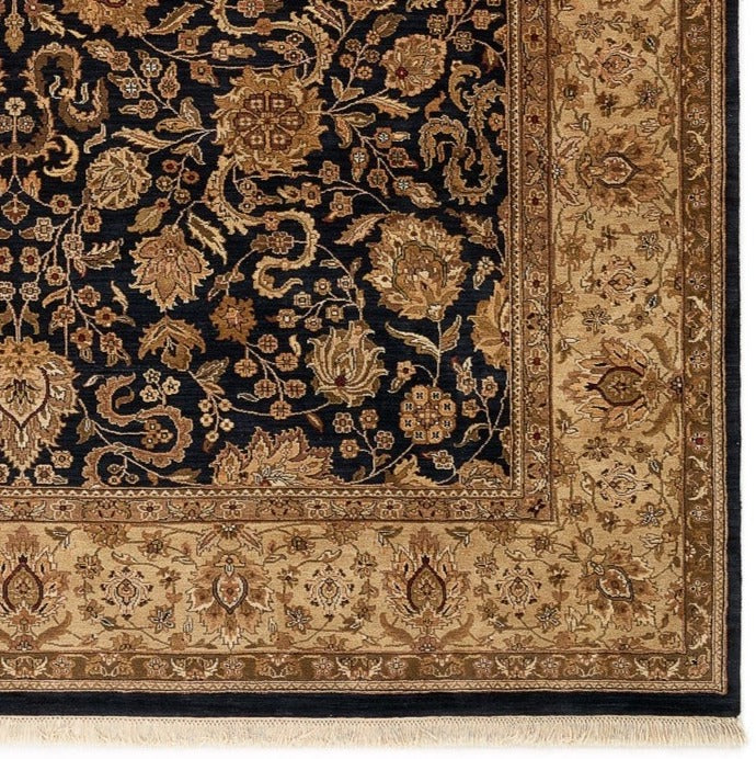 Premiere 9x12 Black and Sage Wool