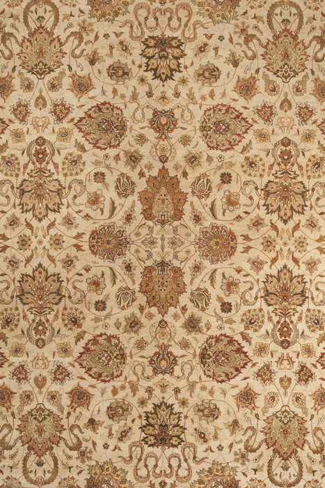 Elegance 5x7 Ivory/Beige Ghazni Wool.