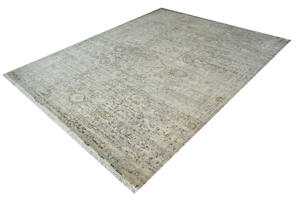 Threadscape 8x10 Ivory-Brown Wool