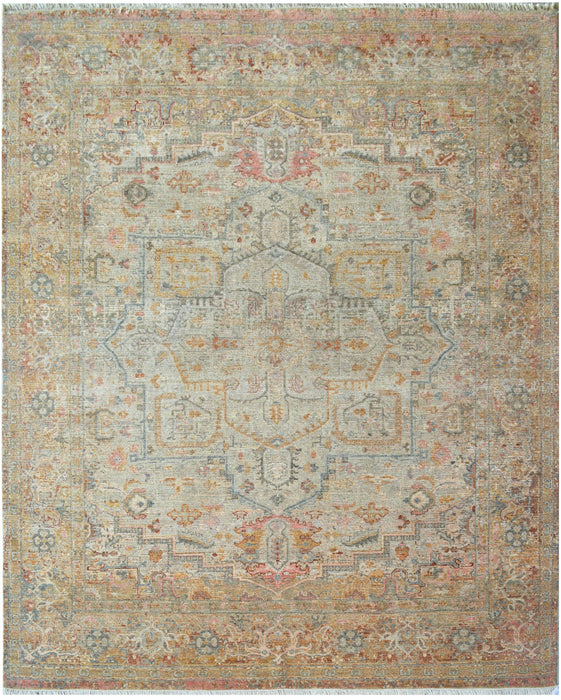 Return To Classic 8x10 Blue/Green Wool