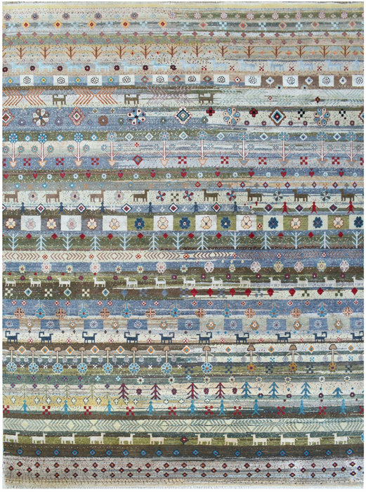 Eden Gabbeh 8x10 Wool and Silk