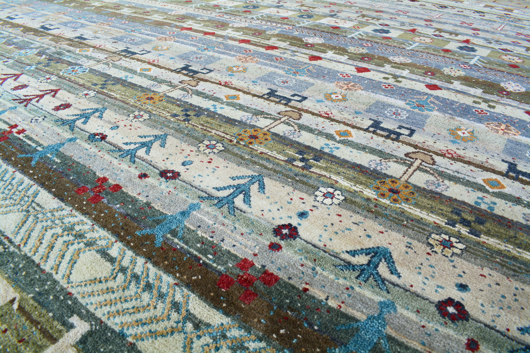 Eden Gabbeh 8x10 Wool and Silk