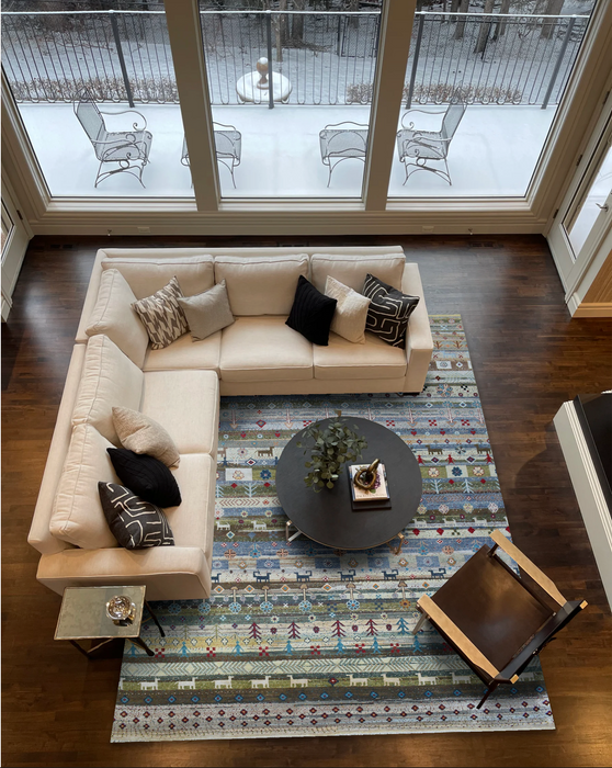 Eden Gabbeh 8x10 Wool and Silk