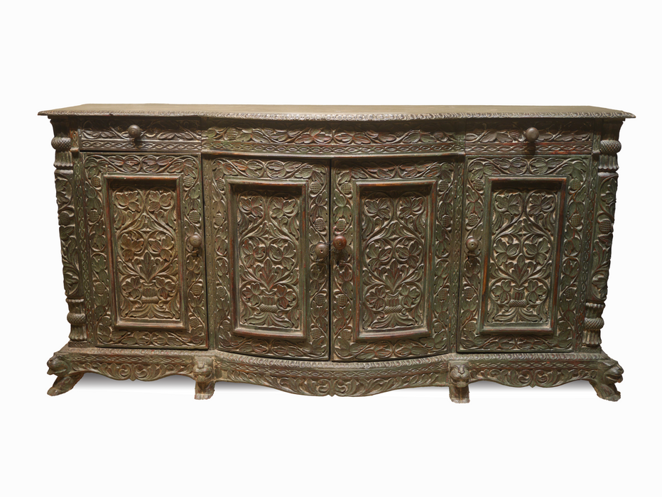 Rustic Rosewood Cabinet
