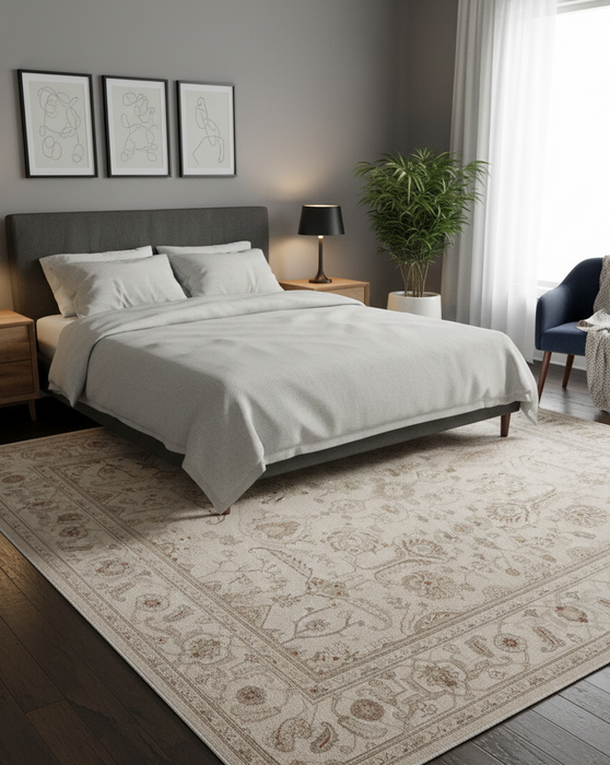 Chobi 9x11 Beige/Ivory
