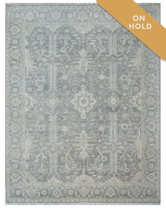 Sawai 9x12 Blue/Grey Wool