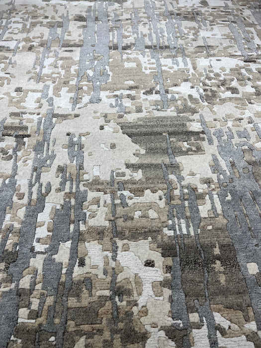 Marble 8x10 Beige/Blue/Tan
