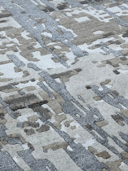 Marble 8x10 Beige/Blue/Tan