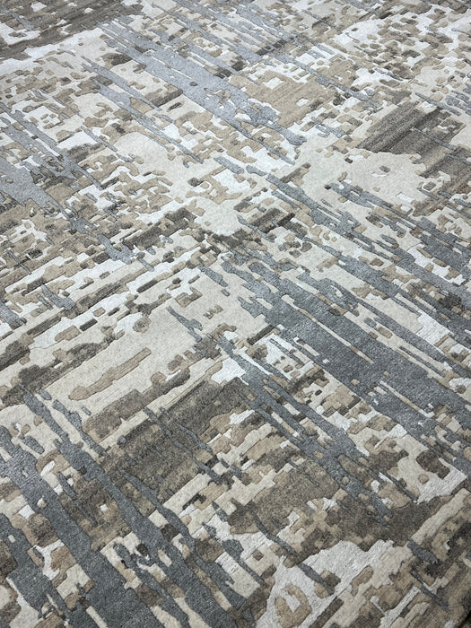 Marble 8x10 Beige/Blue/Tan