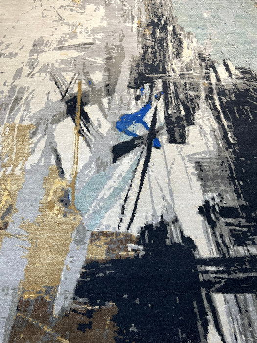 Artsy 10x14 Wool and Silk