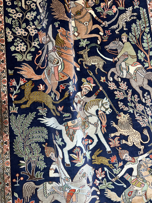 Hunting Horse Silk 5x7
