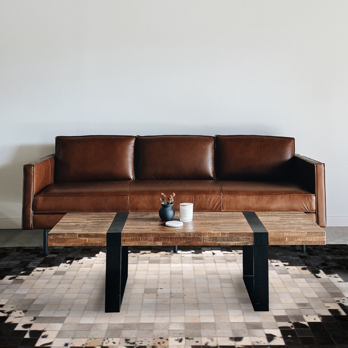 6x9 Leather Cowhide