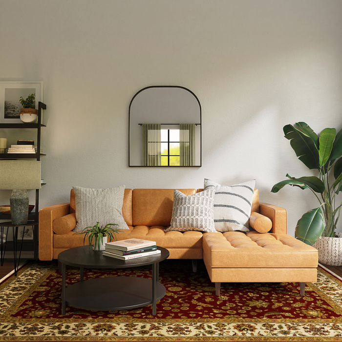 Indo Persian 6x9 Rust/Beige Wool B