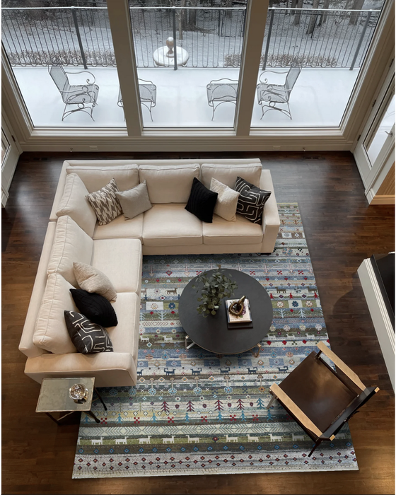 Eden Gabbeh 8x10 Wool and Silk