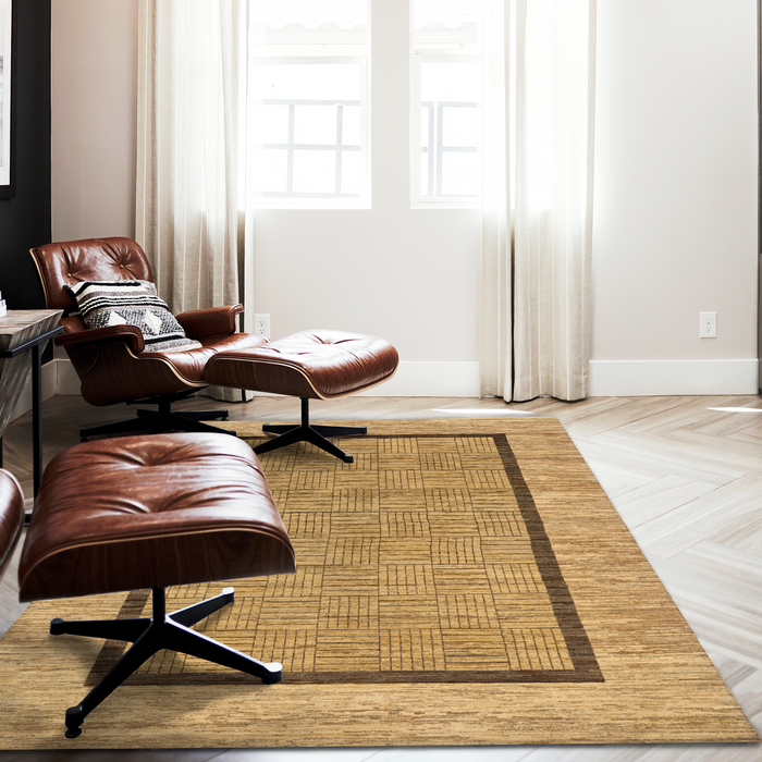 Chuk Palu 6x9 Beige/Brown Ghazni Wool