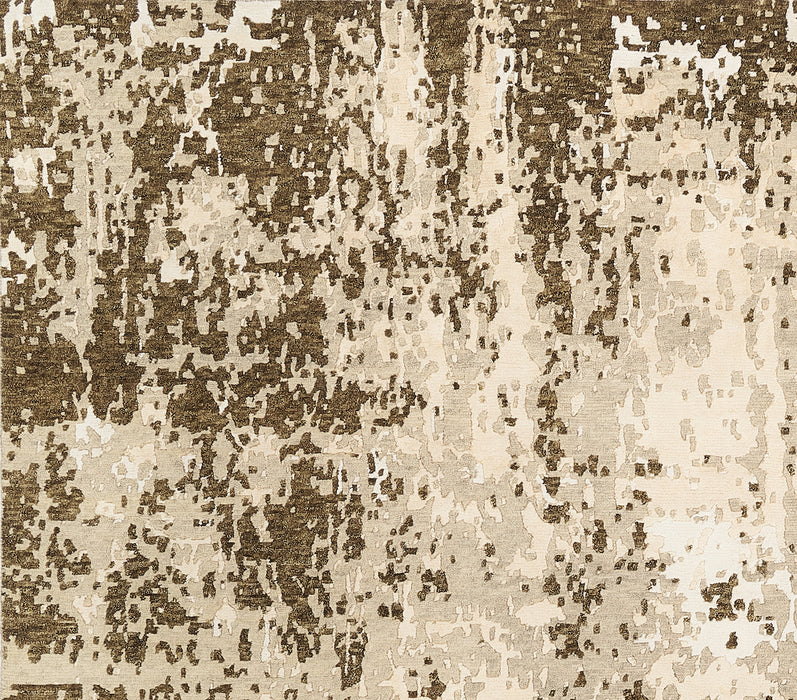 Marble 8x10 Olive/Taupe Wool and Bamboo Silk