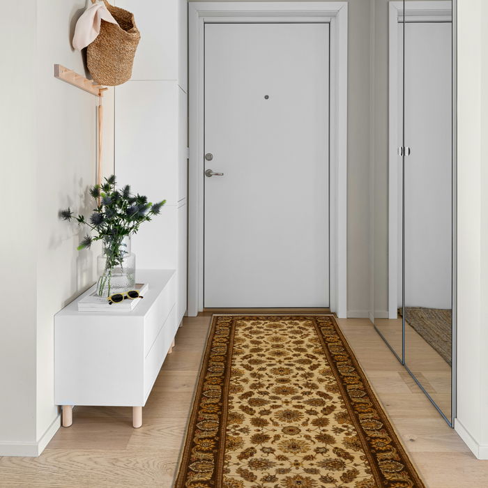Premiere 2.05x8 Runner Ivory/Brown Wool