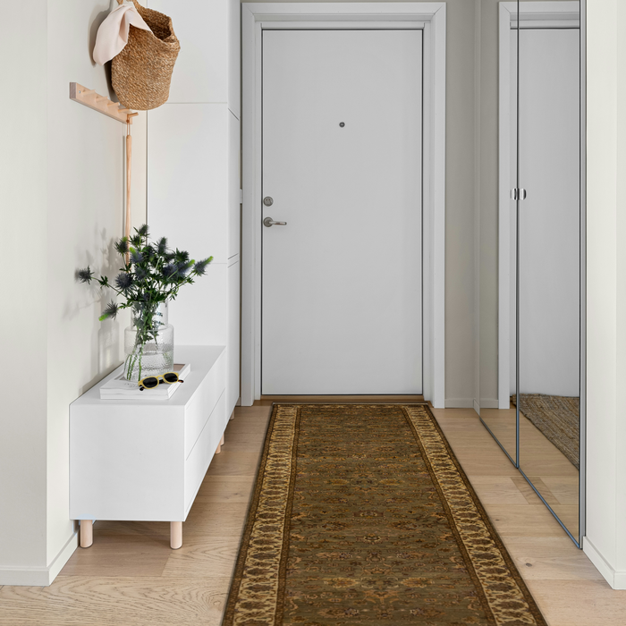 Premiere 2.05x12 Runner Beige/Green Wool