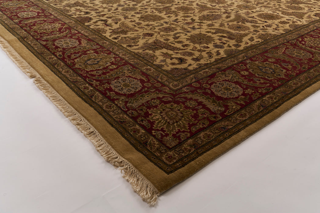 Premiere 10x14 Beige Red Brown Wool