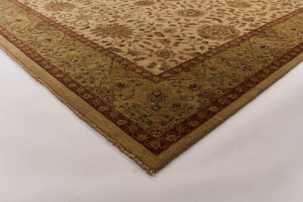 Elegance 10x14 Beige/Lt. Green Wool