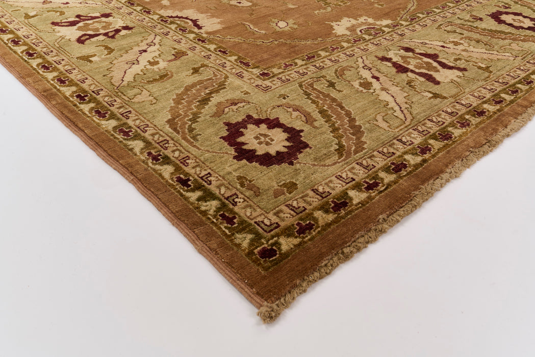 Chobi 8x10 Rose/Green Ghazni Wool