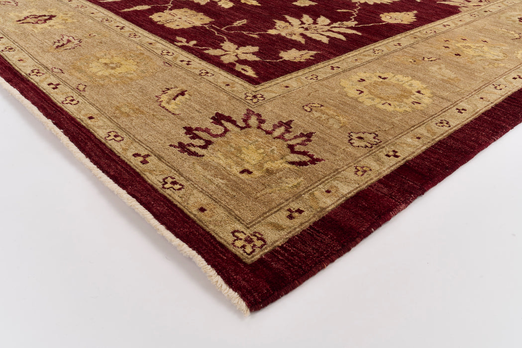 Chobi 8x10 Red/Dark Beige Ghazni Wool