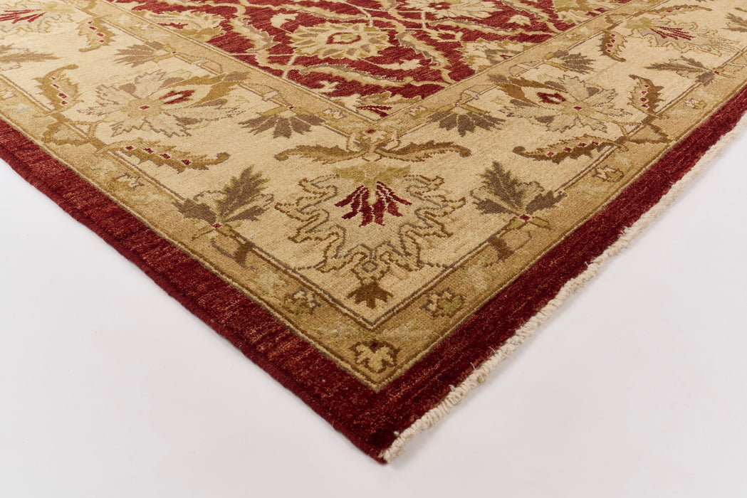 Chobi 8x10 Red/Ivory Ghazni Wool