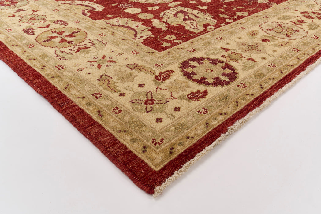 Chobi 8x10 Red/Ivory Ghazni Wool