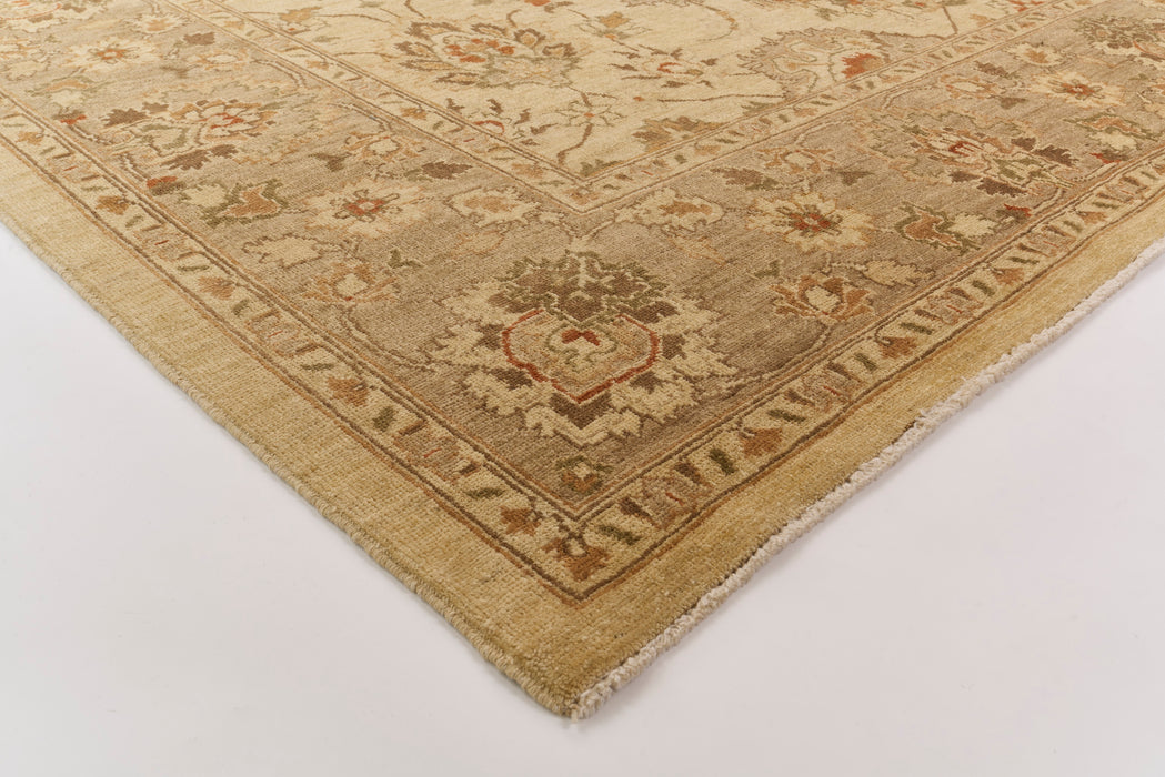 Chobi 9x12 Ivory/Beige Ghazni Wool
