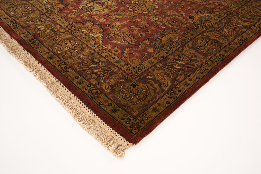 Indo Persian 5x7 Rust/Plum Wool