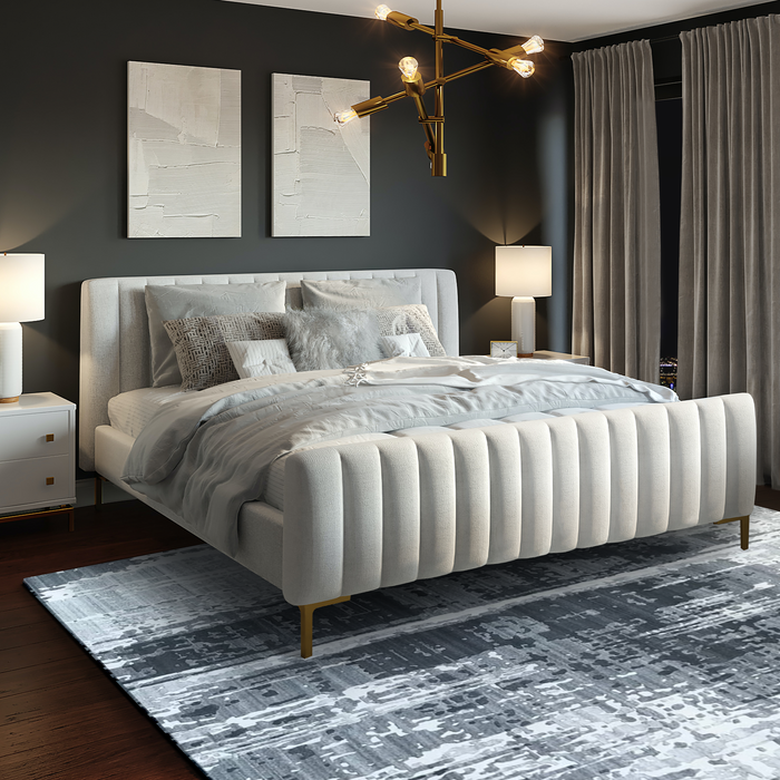 Marble Charcoal/Grey Wool and Bamboo Silk touch