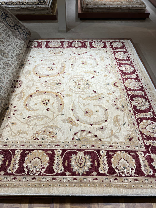 Chobi 10x14 Beige/Red Ghazni Wool