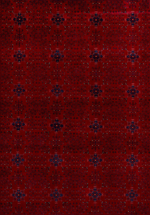 Grand 10x13 Biljic Maroon Red and Dark Indigo