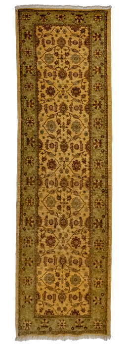 Runner Chobi 2.05x10 Beige Wool