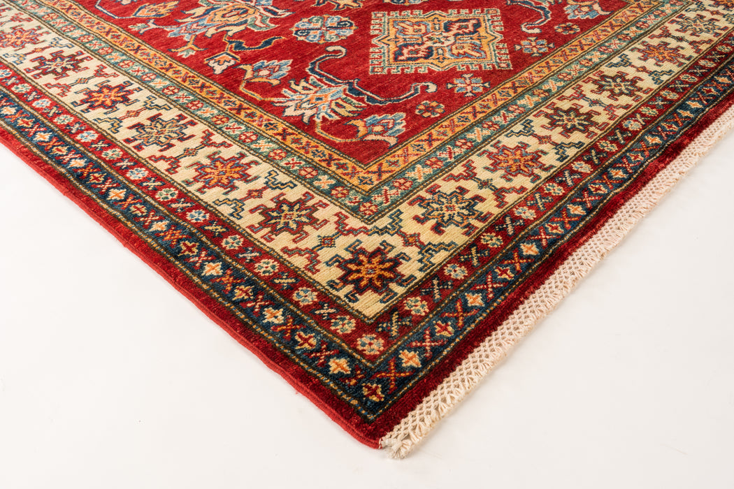 Super Kazak 4x6 Red Ivory