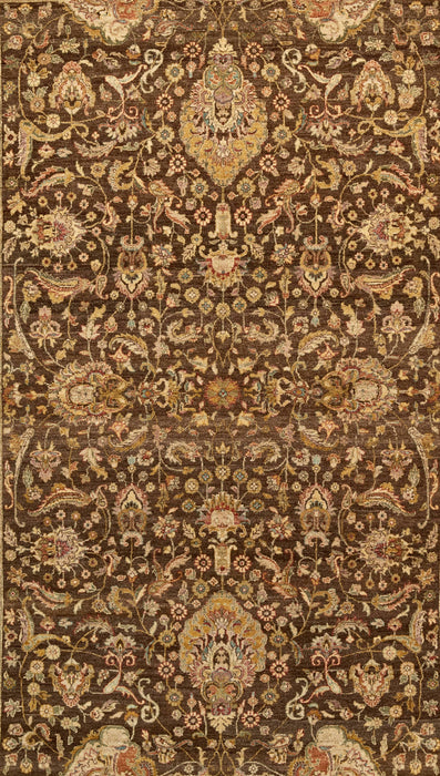Agra 6x9 Brown/Ivory Wool