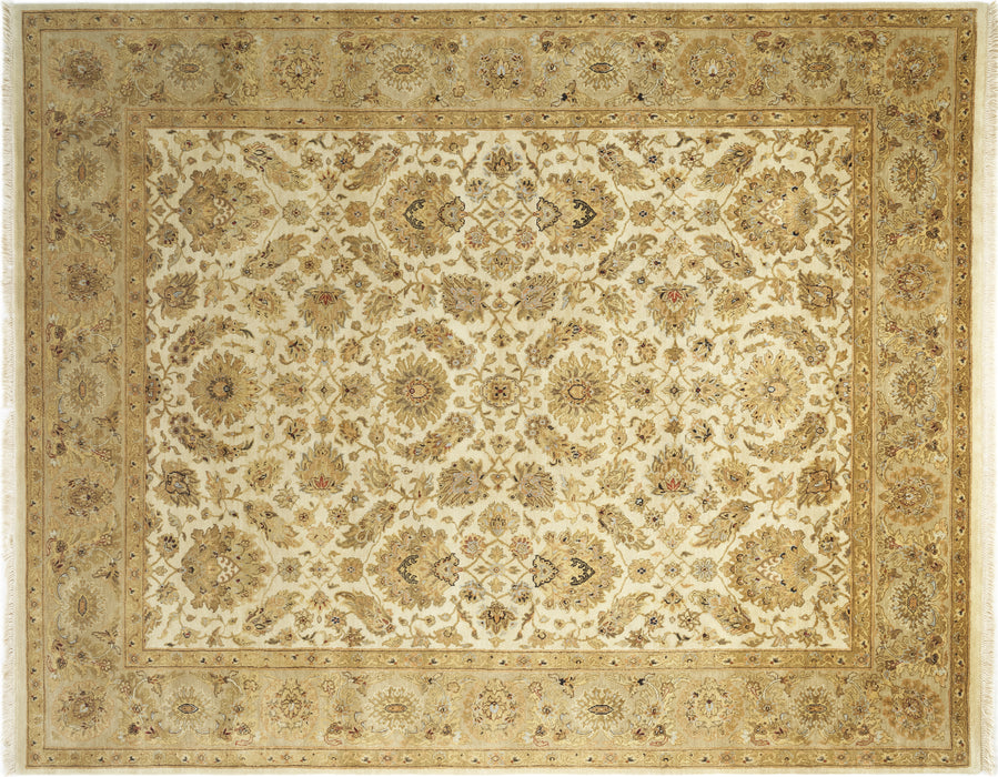 8x10 Premiere Ivory/Green Wool.