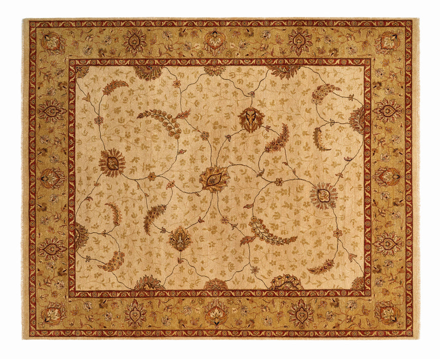 Elegance 6x9 Beige/Gold Ghazni and Argentinian Wool