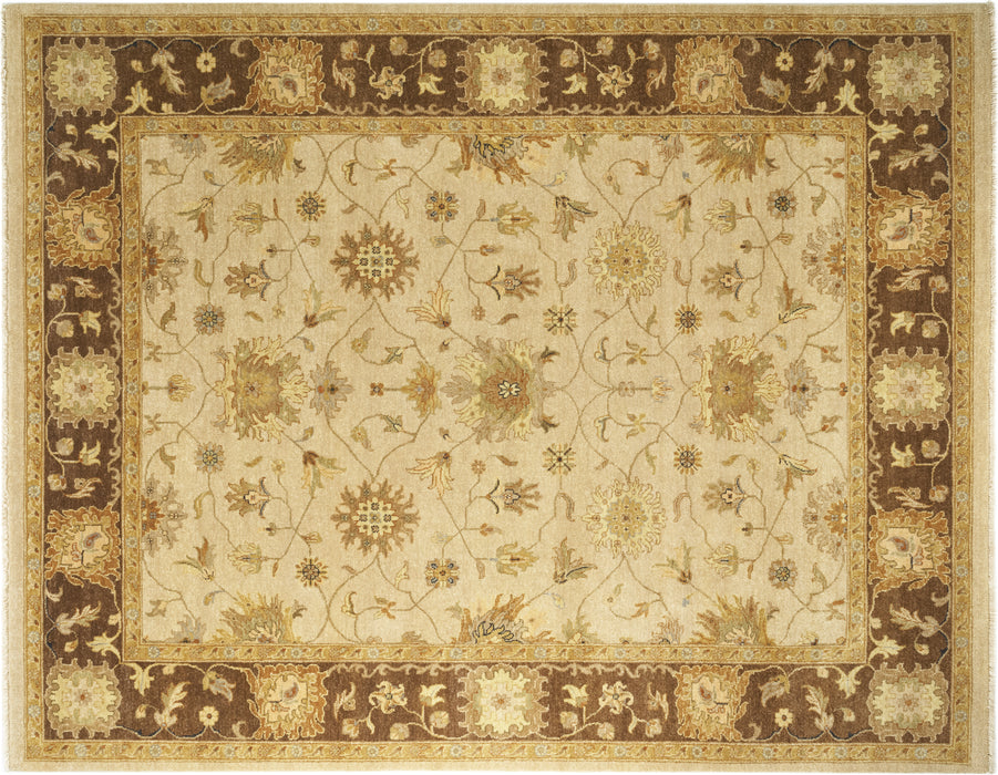 8x10 Impressions Beige/Brown Wool