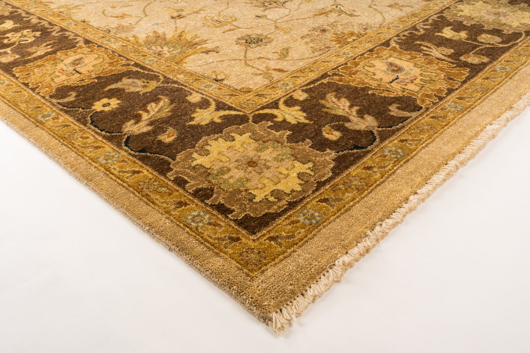 8x10 Impressions Beige/Brown Wool