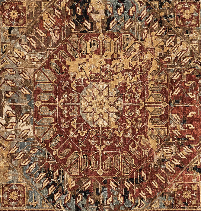 New Tribal Red/Beige Wool
