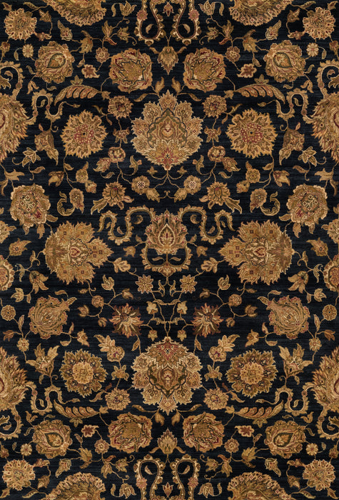 9x12 Immortelle Agra Black and Gold